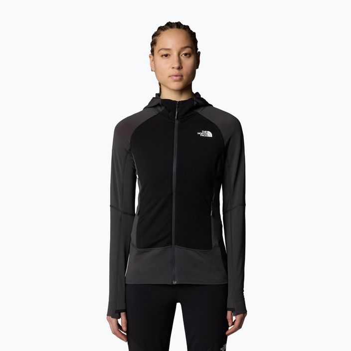 Women's The North Face Bolt Polartec Hoodie asphalt grey/black