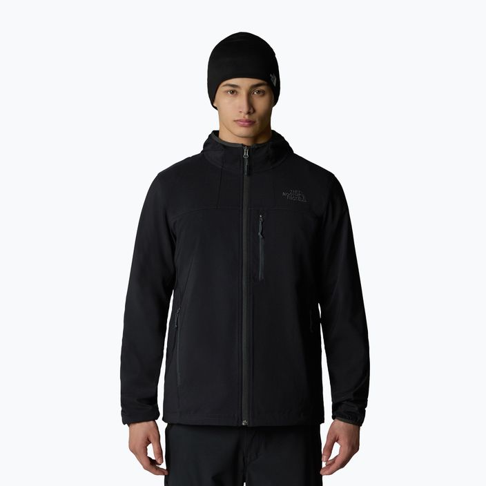 Men's softshell jacket The North Face Nimble Hoodie black/npf 4