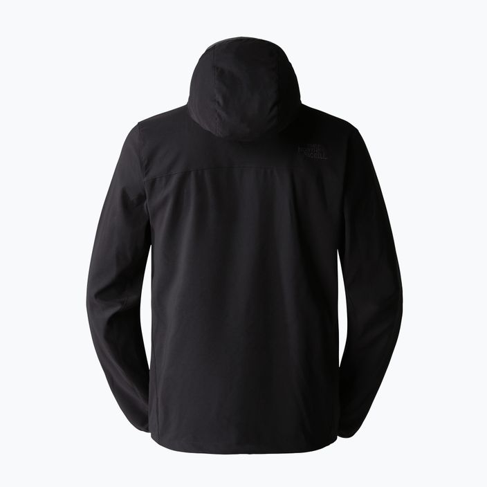 Men's softshell jacket The North Face Nimble Hoodie black/npf 6