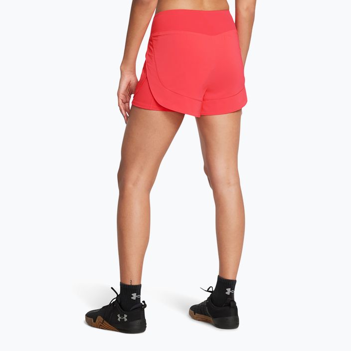 Under Armour women's shorts Flex Woven 2in1 racer red 3