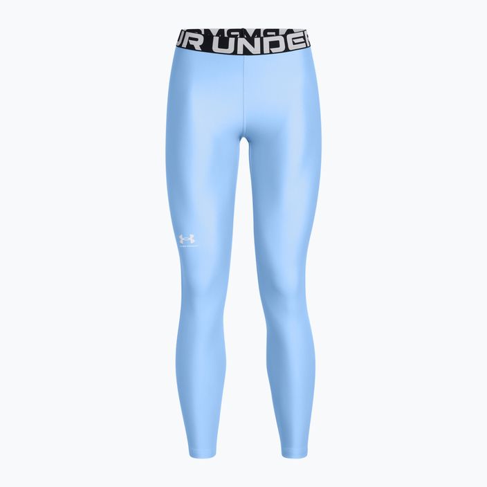 Under Armour HeatGear women's leggings horizon blue/white 4