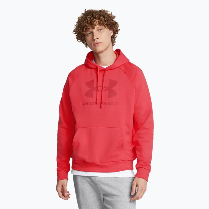 Under Armour men's sweatshirt Rival Fleece Logo HD racer red/inferno red