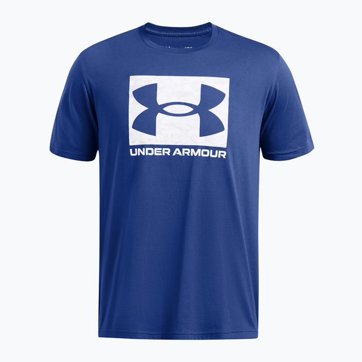 Under Armour ABC Camo Boxed Logo tech blue/white men's training t-shirt 3