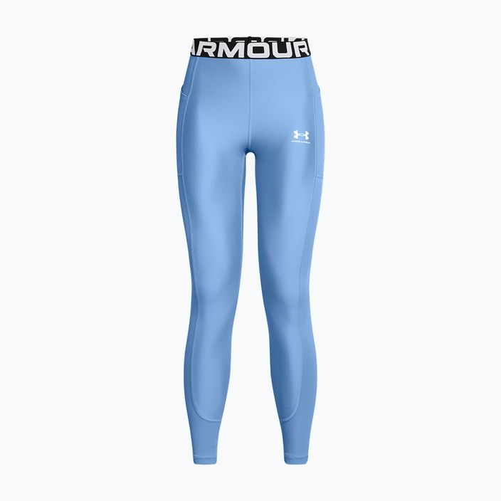 Under Armour women's training leggings horizon blue/white 5