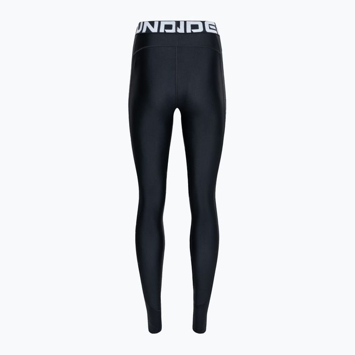 Under Armour women's training leggings black/black/white 2