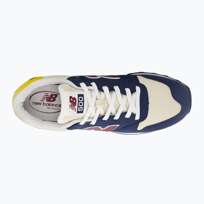 New Balance men's shoes 500's V2 blue navy 8