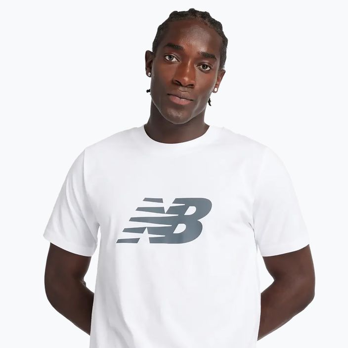 Men's New Balance Graphic V Flying T-shirt white 4