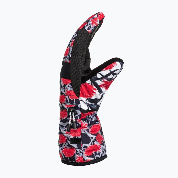 Women's snowboard gloves ROXY Cynthia Rowley 2021 true black/white/red 8