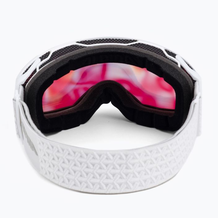 Ski goggles Alpina Estetica QV white gloss/gold sph 3