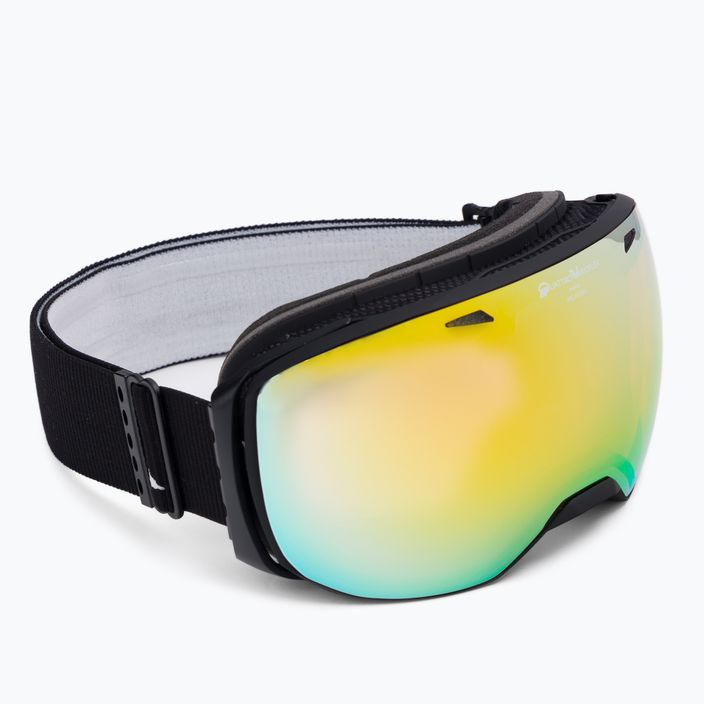 Ski goggles Alpina Big Horn QV black matt/gold sph