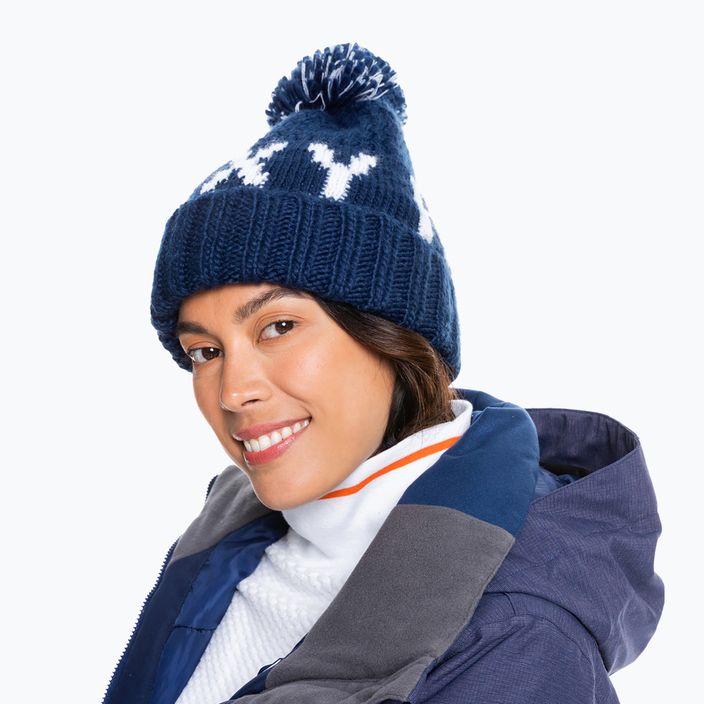 Women's winter hat ROXY Tonic 2021 blue 4