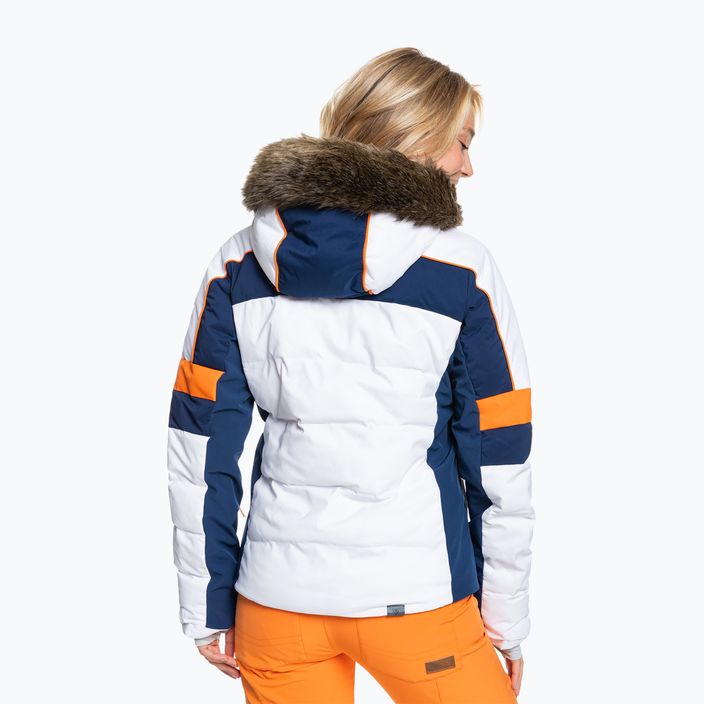 Women's snowboard jacket ROXY Snowblizzard 2021 white 2
