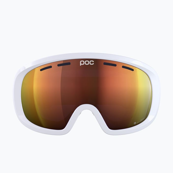 Ski goggles POC Fovea Mid Clarity hydrogen white/spektris orange 7