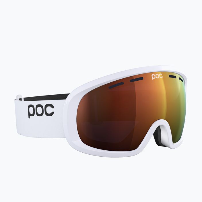Ski goggles POC Fovea Mid Clarity hydrogen white/spektris orange 8