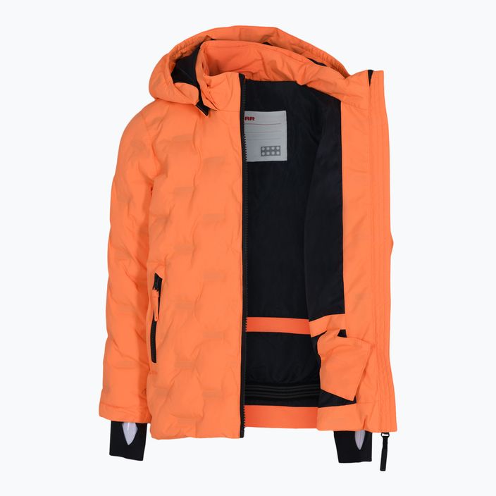 Children's ski jacket LEGO Lwjipe 706 orange 22879 3