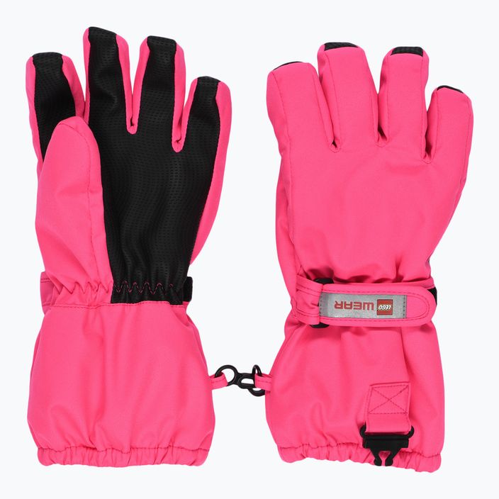 Children's ski gloves LEGO Lwazun 705 pink 11010250 6