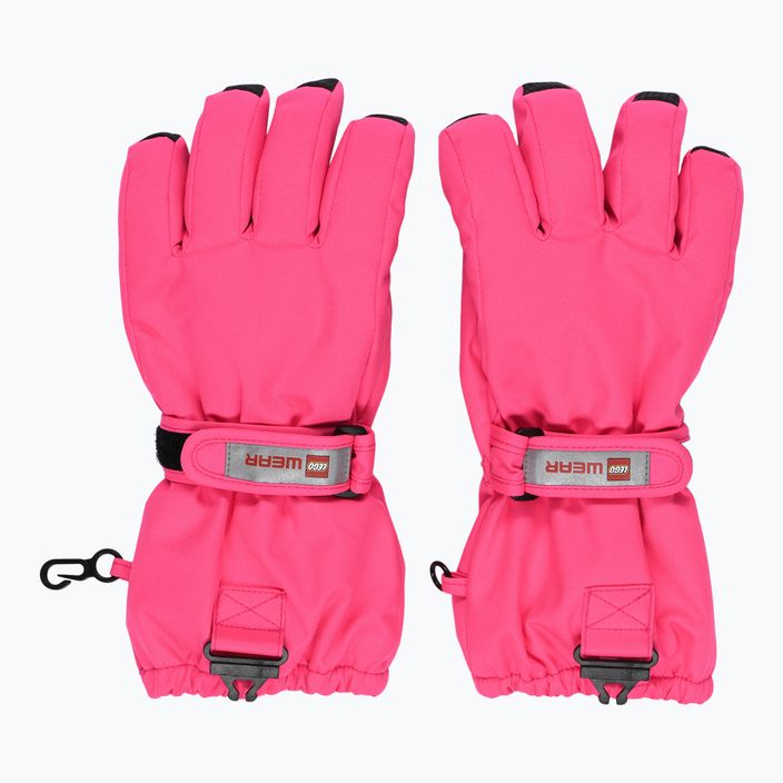 Children's ski gloves LEGO Lwazun 705 pink 11010250 7