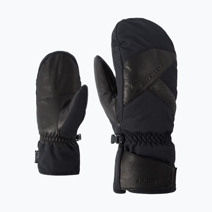 ZIENER Gettero As Aw Mitten men's snowboarding gloves black 211002.12 6
