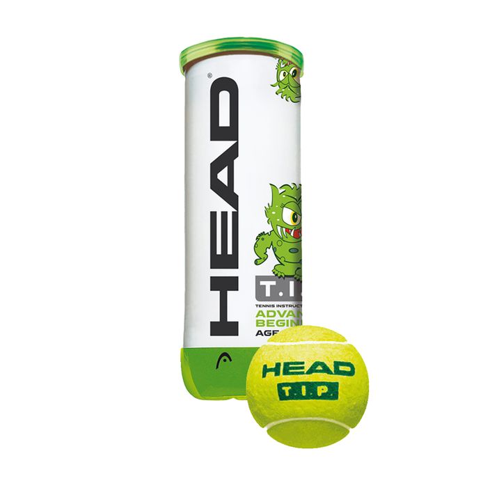 HEAD Tip children's tennis balls 3 pcs green/yellow 578133 2