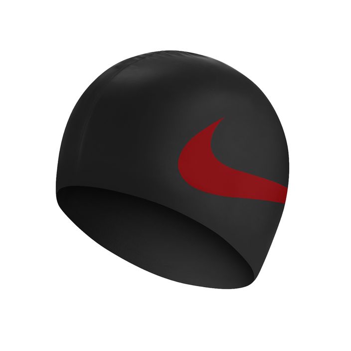 Nike BIG SWOOSH swimming cap black/red NESS5173-173