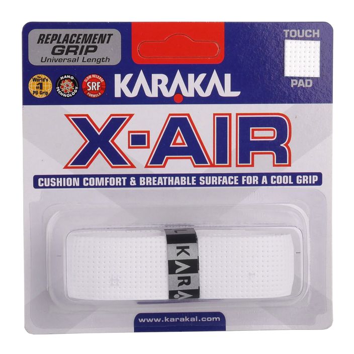 Karakal X-AIR Grip squash racket wrap white 2