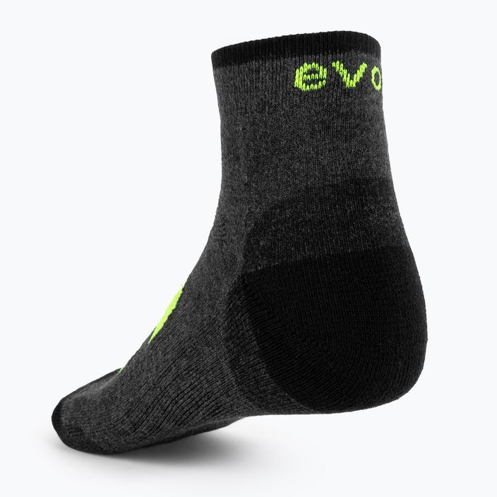 Tennis socks Evoq Trainer graphite/black/yellow 2