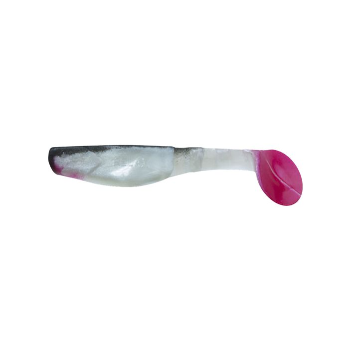 Relax Terminator 3 Red Tail rubber lure 4 pcs black white pearl RT3-S 2