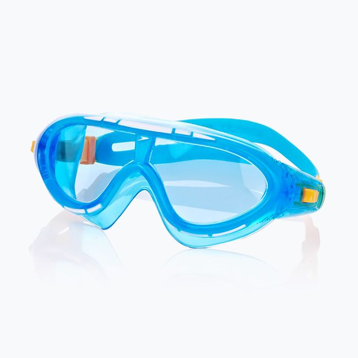 Speedo Rift Junior blue/orange children's swim mask 8-012132255 6