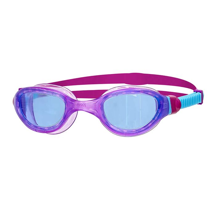 Zoggs Phantom 2.0 purple/blue/tint blue children's swimming goggles 461312 2