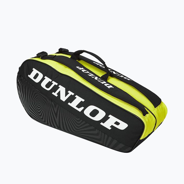 Dunlop D Tac Sx-Club 6Rkt tennis bag black and yellow 10325362 7