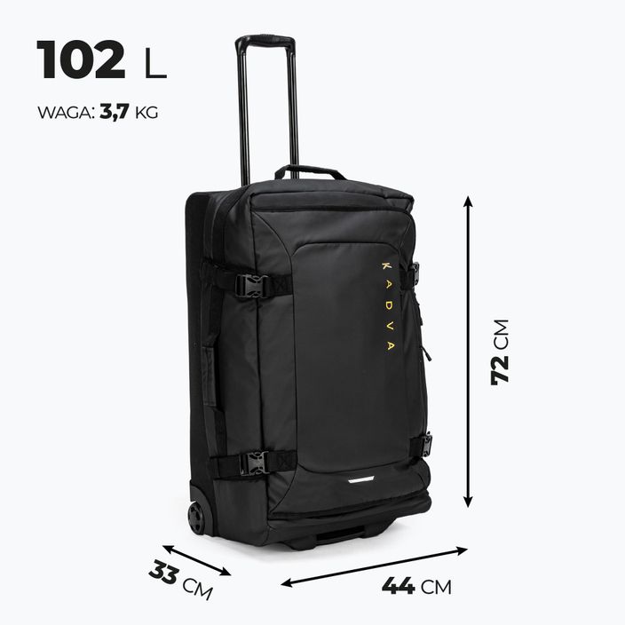 KADVA Lazio 102 l travel case black 3