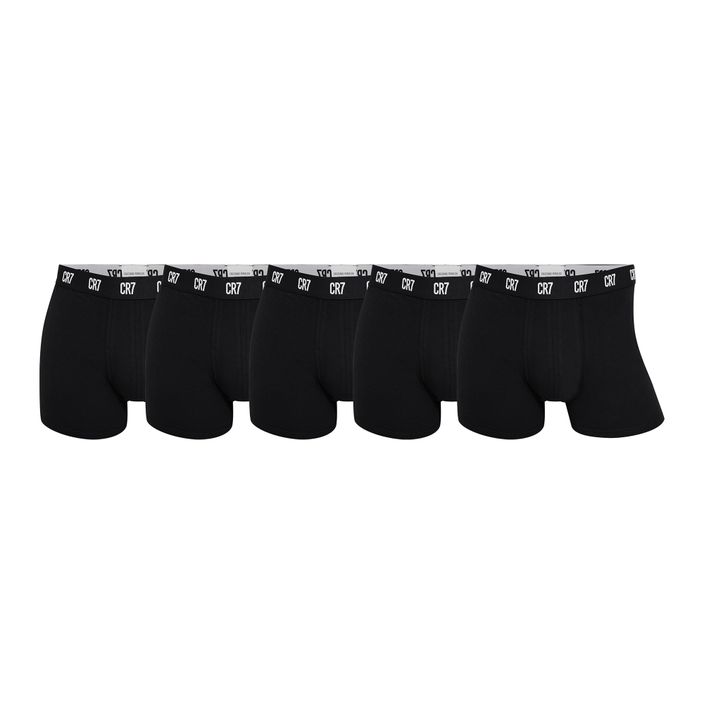 Men's CR7 Basic Trunk boxer shorts 5 pairs black/white 2