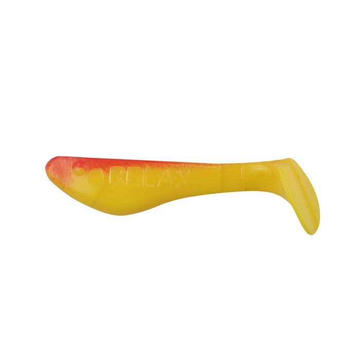Rubber bait Relax Hoof 1 Standard 8 pcs red yellow BLS1-S 2