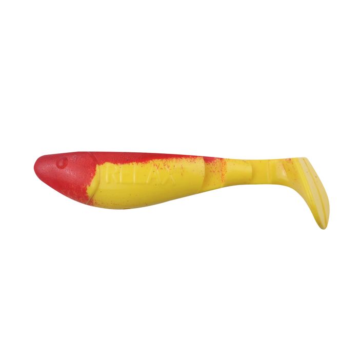 Rubber bait Relax Hoof 2.5 Standard 4 pcs red yellow BLS25-S 2