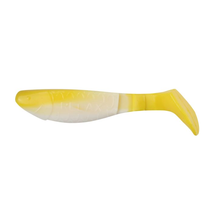 Rubber lure Relax Hoof 3 Laminated 4 pcs. yellow white BLS3-L 2