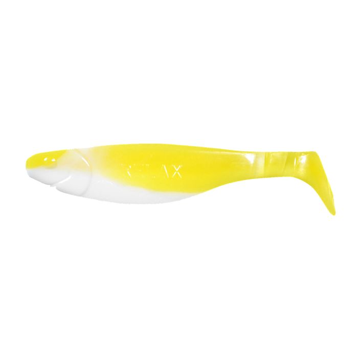Rubber lure Relax Hoof 4 Laminated 4 pcs. yellow-white BLS4-L 2