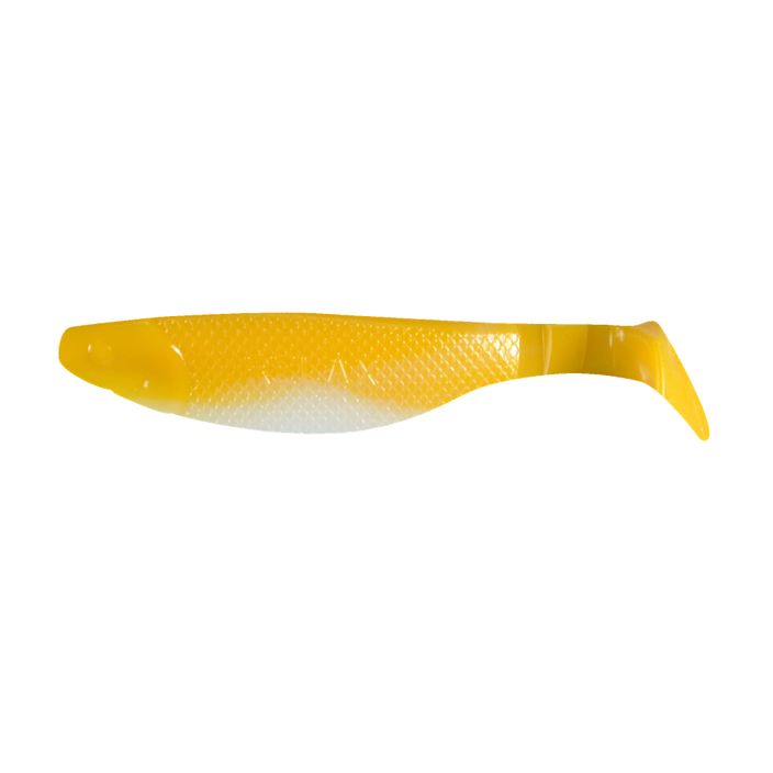 Rubber lure Relax Hoof 5 Laminated 3 pcs. yellow-white BLS5-L 2