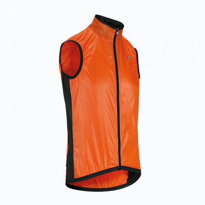 ASSOS Mille GT Wind men's cycling waistcoat orange 13.34.338.49 2