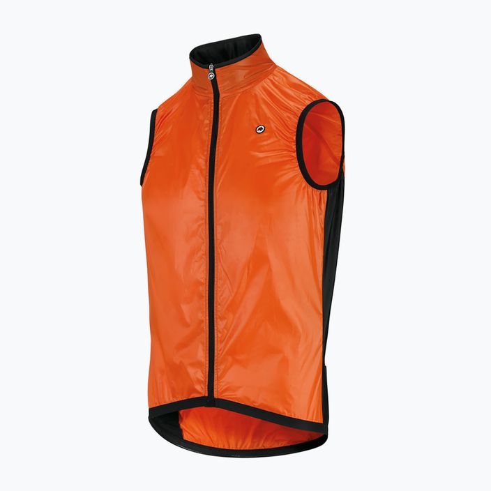 ASSOS Mille GT Wind men's cycling waistcoat orange 13.34.338.49 3