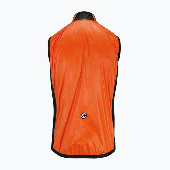 ASSOS Mille GT Wind men's cycling waistcoat orange 13.34.338.49 4