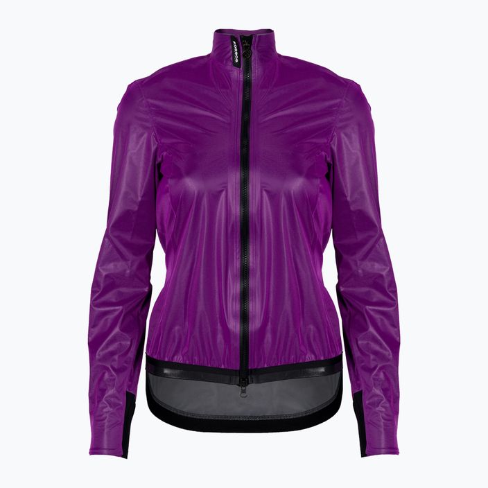 Women's cycling jacket ASSOS Dyora RS Rain purple 12.32.372.4B