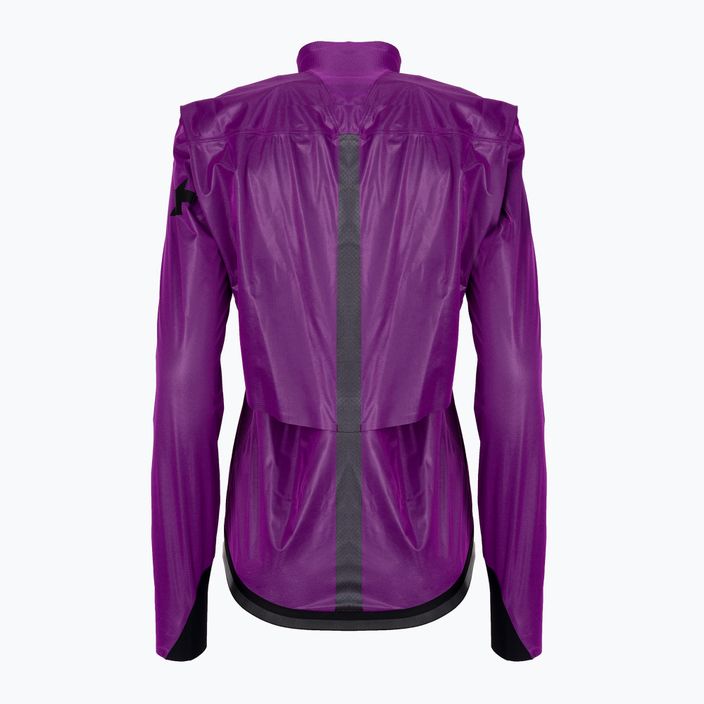 Women's cycling jacket ASSOS Dyora RS Rain purple 12.32.372.4B 2
