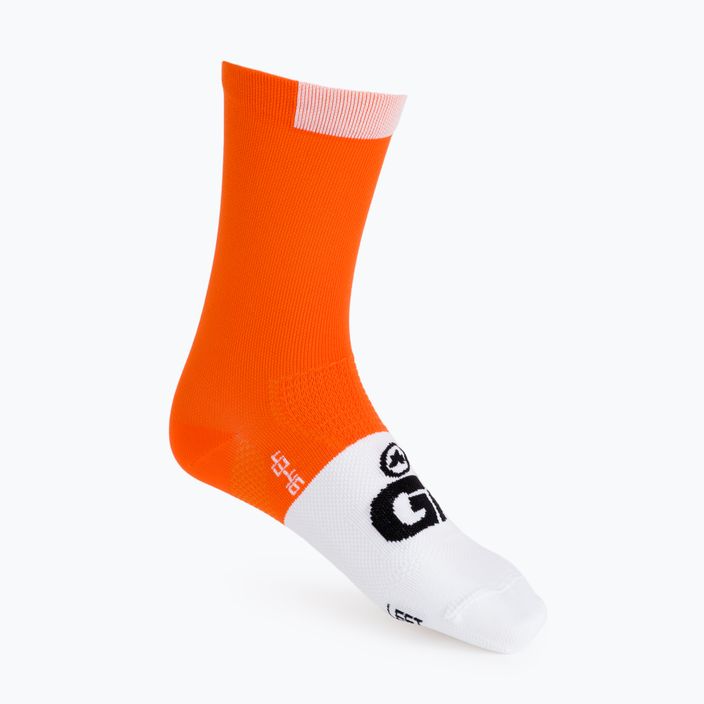 ASSOS GT C2 children's cycling socks orange P13.60.700.3E