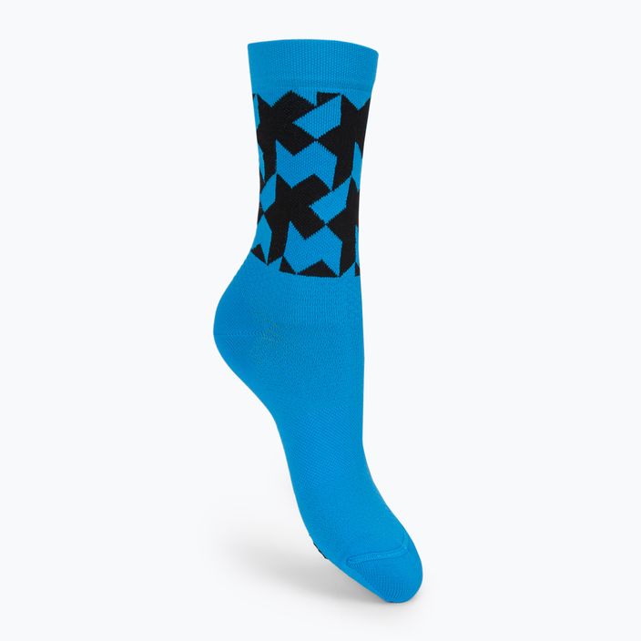 ASSOS Monogram blue cycling socks P13.60.695.2L