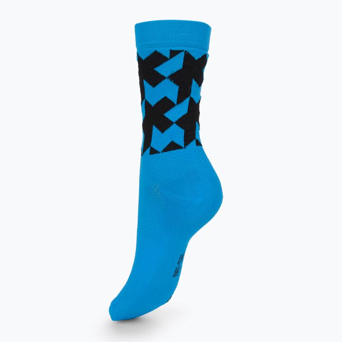 ASSOS Monogram blue cycling socks P13.60.695.2L 2