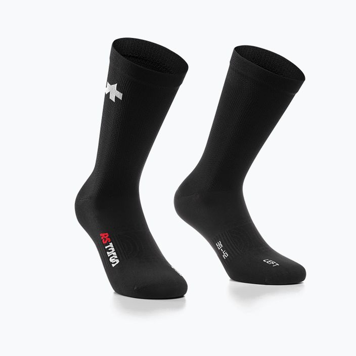 ASSOS RS Targa cycling socks black P13.60.715.10 4