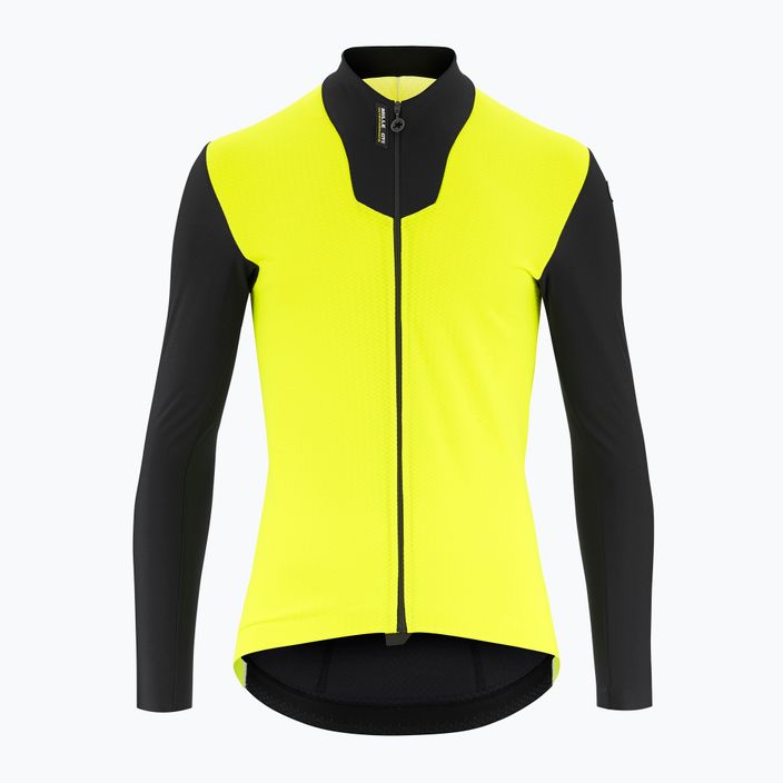 ASSOS Mille GTS C2 Spring Fall yellow and black men's cycling jacket