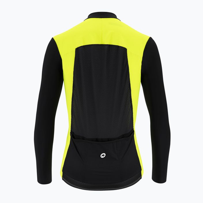 ASSOS Mille GTS C2 Spring Fall yellow and black men's cycling jacket 4