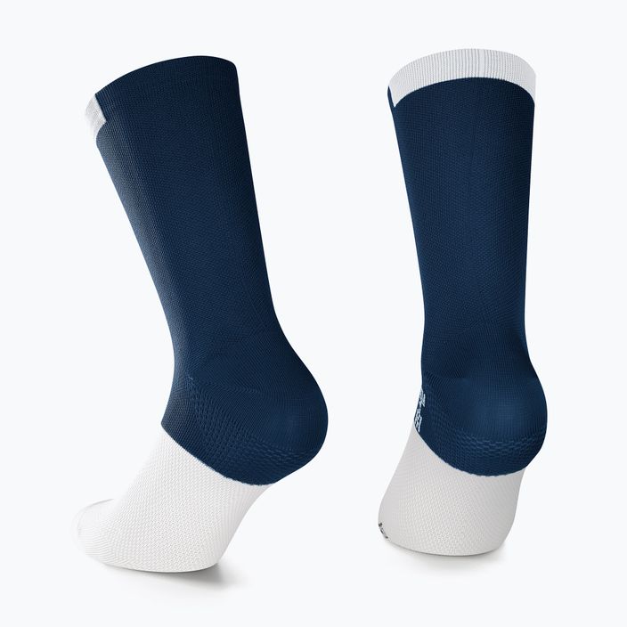ASSOS GT C2 blue and white cycling socks P13.60.700.2A.0 2