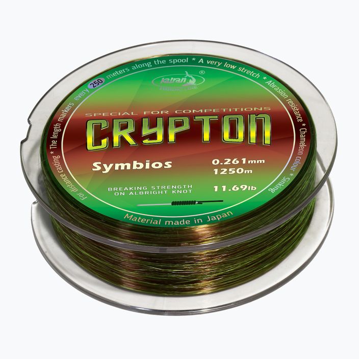 Katran Crypton Symbios green-brown carp fishing line
